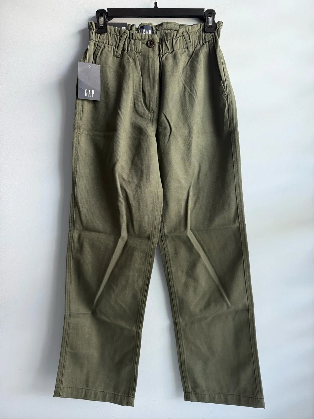 Gap Women's Green Easy Twill Pull On Pants Size XS